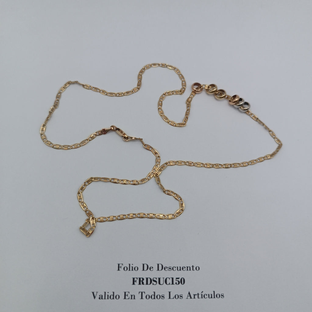CADENA ORO 10 K 4.9 GRMS (SEMINUEVO)