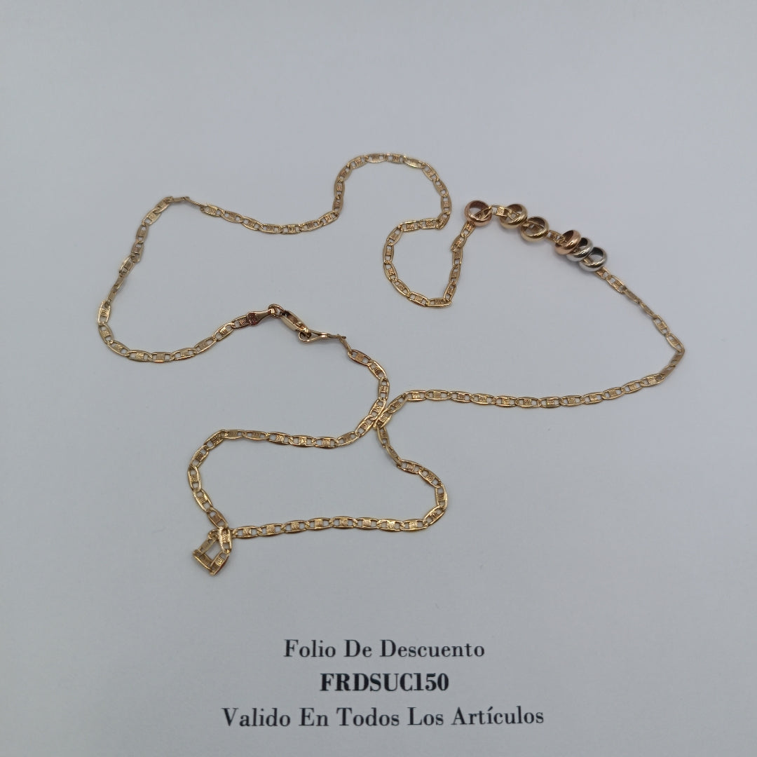 CADENA ORO 10 K 4.9 GRMS (SEMINUEVO)