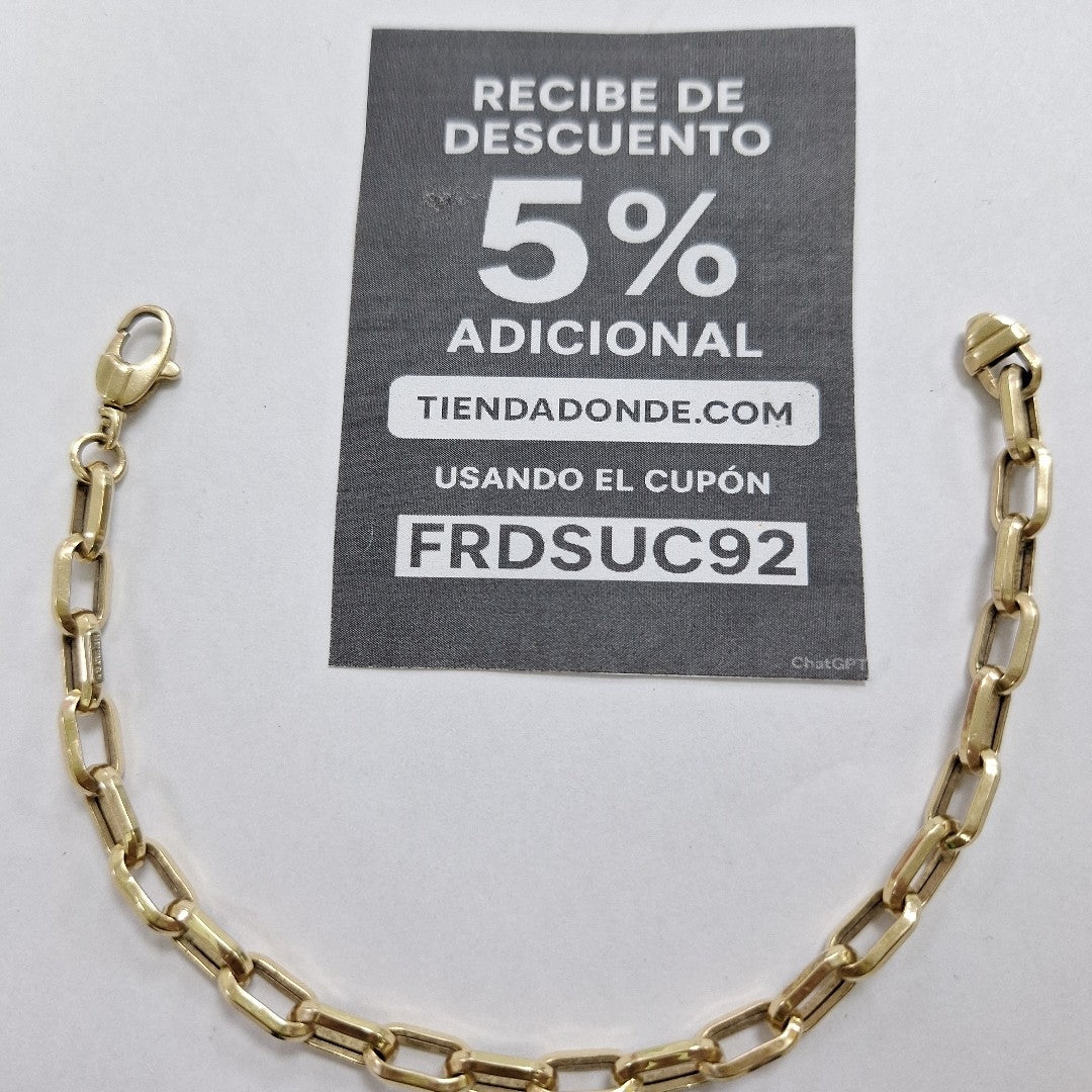 PULSERA ORO 10 K 7.6 GRMS (SEMINUEVO)
