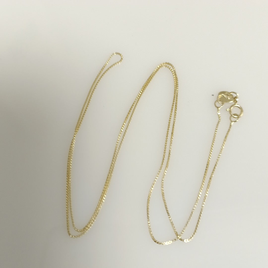 CADENA VENECIANO 14K 50 CM 1.5 GR (NUEVO)