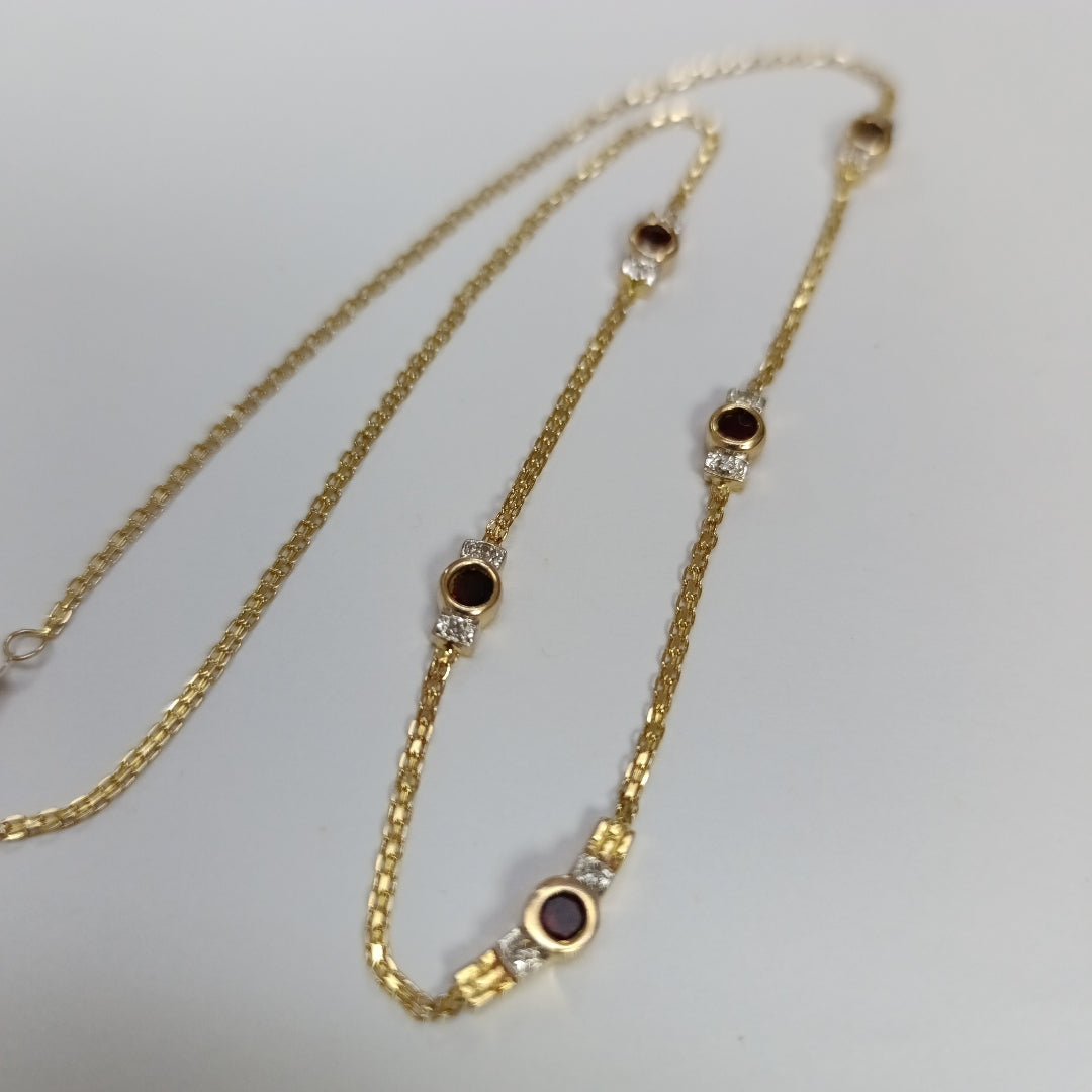 GARGANTILLA ORO 14 K 6.3 GRMS (SEMINUEVO)