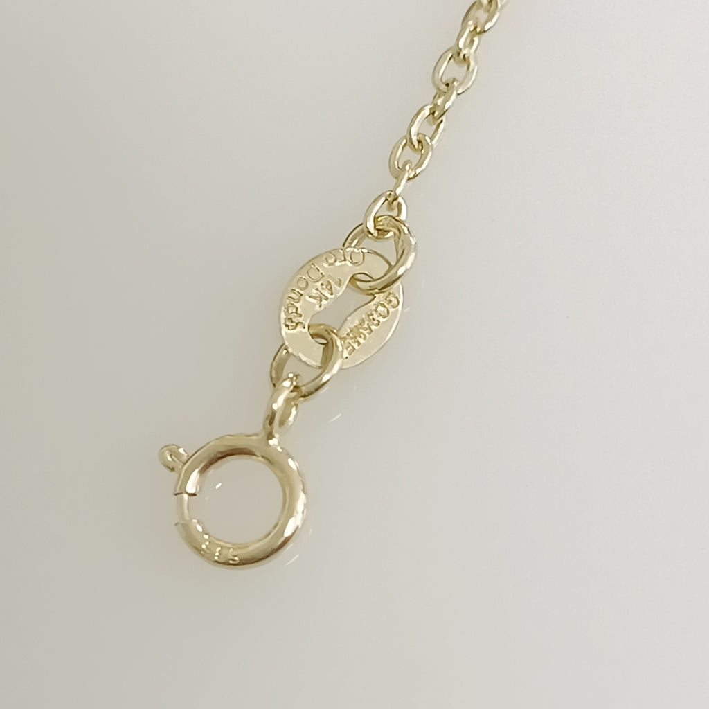 PULSERA TEJIDO ESPECIAL ARBOL 14K 18 CM 1.8 GR (NUEVO)