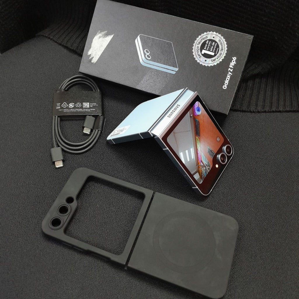 CELULAR SAMSUNG GALAXY Z FLIP 6 SM-F741B (2024) 512 GB 12 GB RAM (SEMINUEVO)