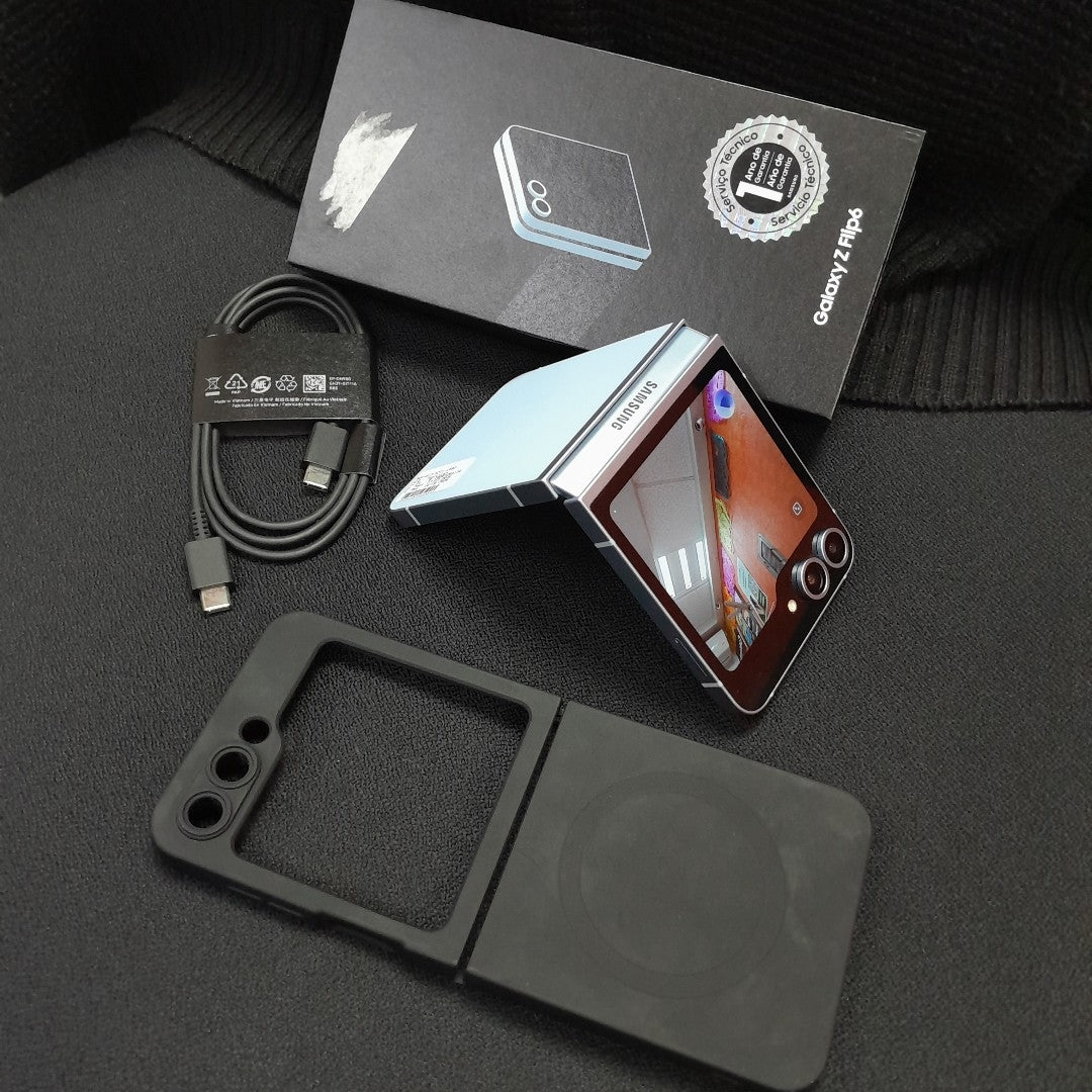 CELULAR SAMSUNG GALAXY Z FLIP 6 SM-F741B (2024) 512 GB 12 GB RAM (SEMINUEVO)