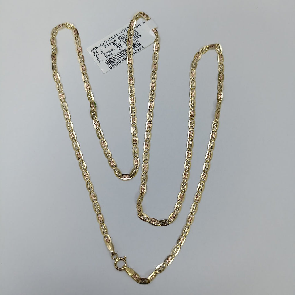 CADENA ORO COMBINADO 14 K 5.7 GRMS (SEMINUEVO)
