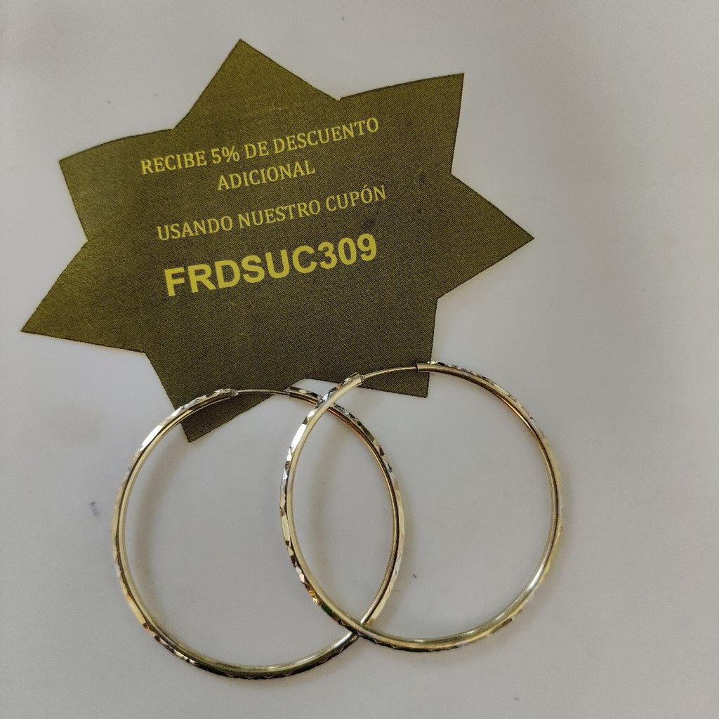ARRACADAS PAR ORO COMBINADO 10 K 5,80 GRMS (SEMINUEVO)