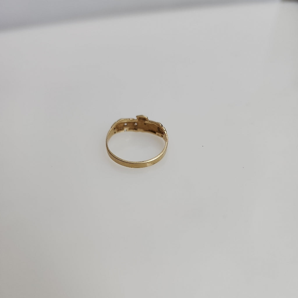 ANILLO DE GRADUACIÓN ORO 10 K 1,00 GRMS (SEMINUEVO)