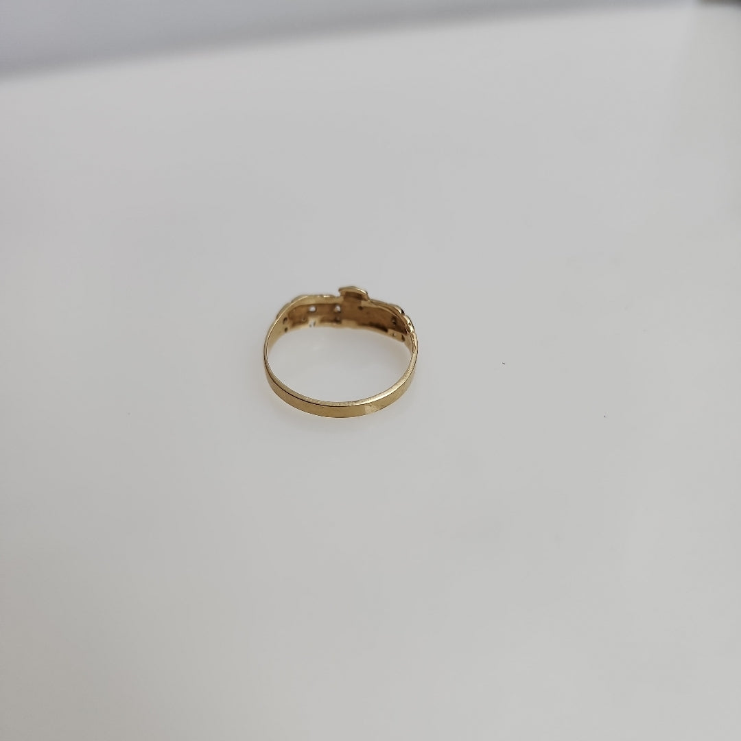 ANILLO DE GRADUACIÓN ORO 10 K 1,00 GRMS (SEMINUEVO)