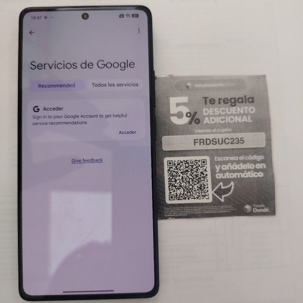 CELULAR XIAOMI REDMI NOTE 13 PRO 23117RA68G (2023) 256 GB 8 GB RAM (SEMINUEVO)