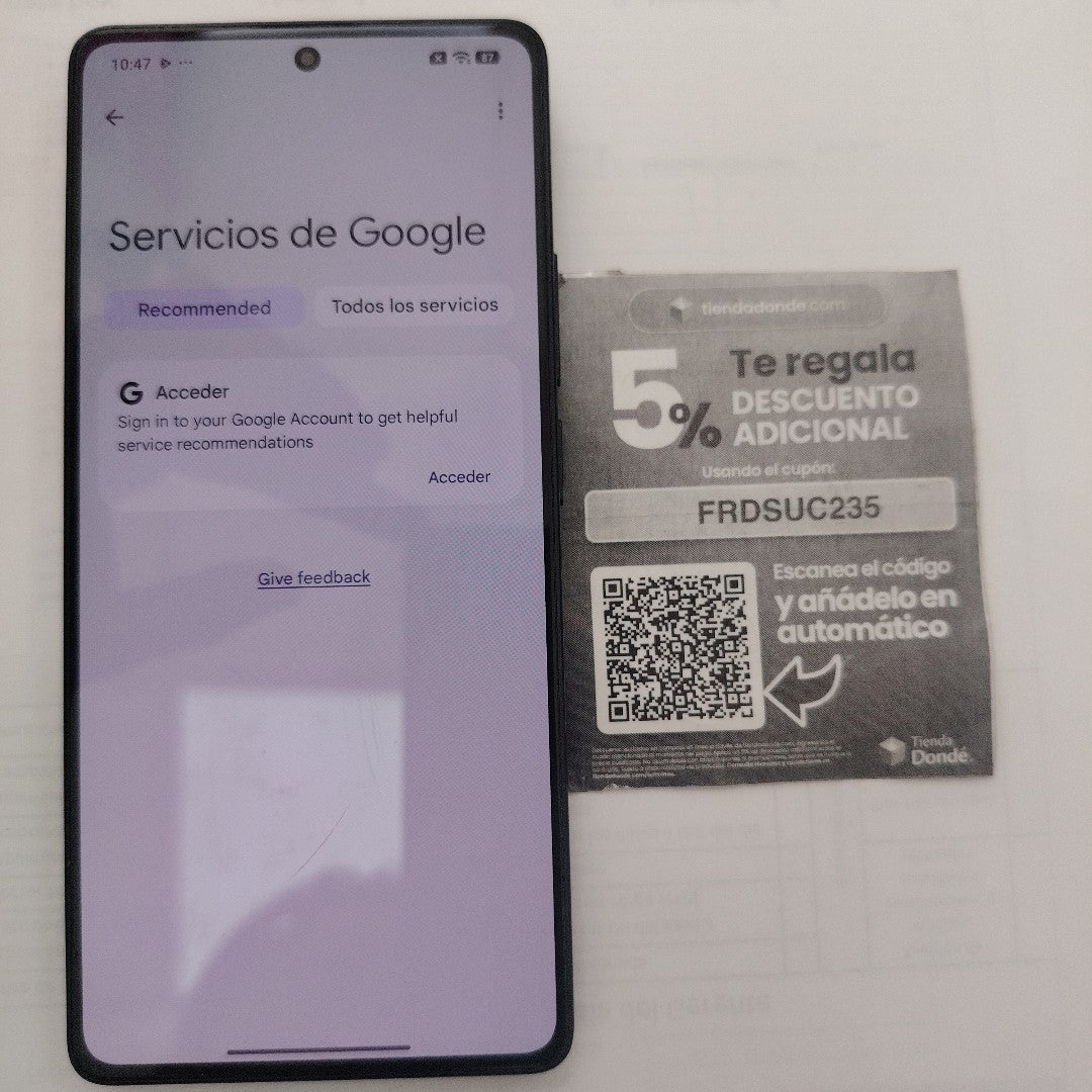 CELULAR XIAOMI REDMI NOTE 13 PRO 23117RA68G (2023) 256 GB 8 GB RAM (SEMINUEVO)