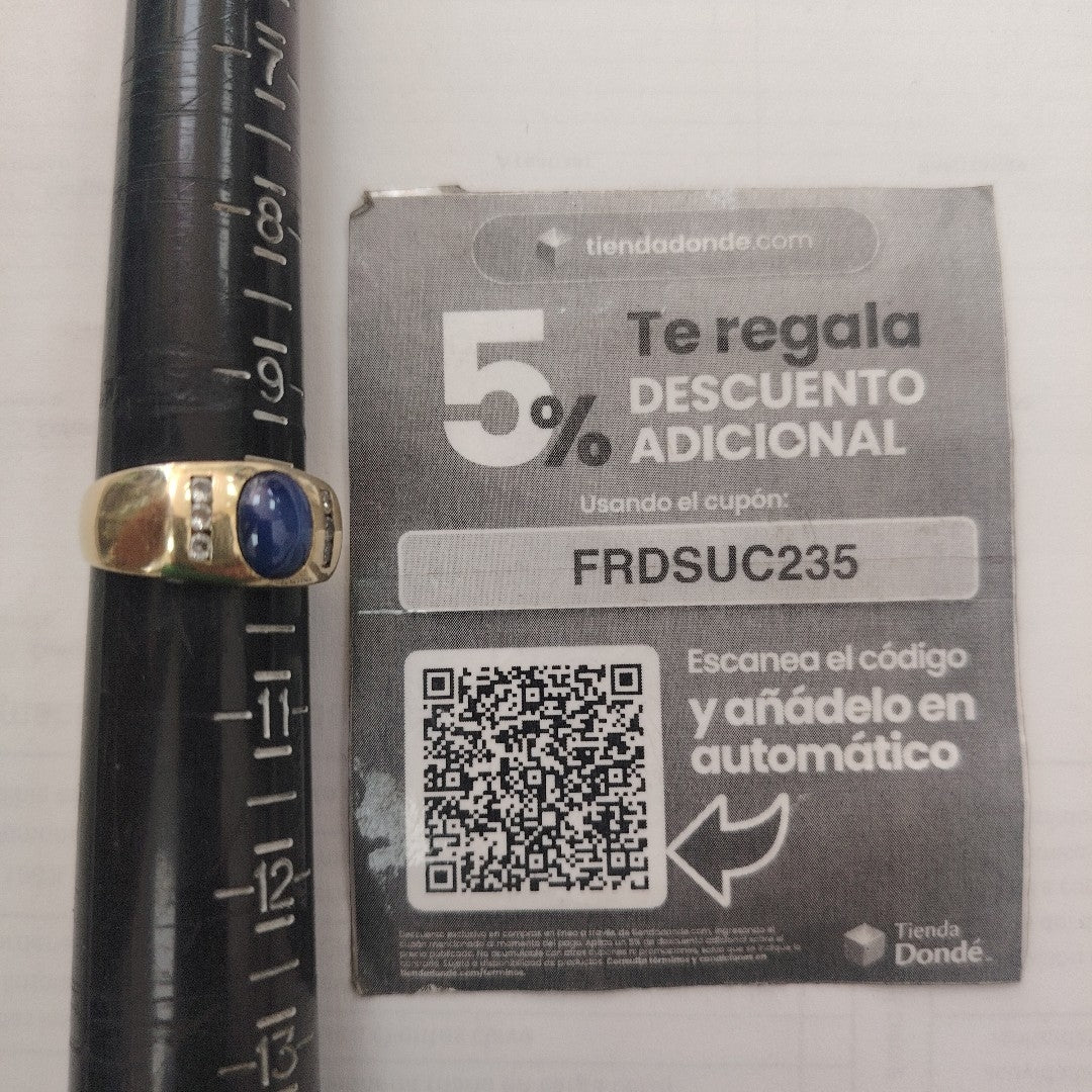 ANILLO ORO 10 K 7 GRMS (SEMINUEVO)