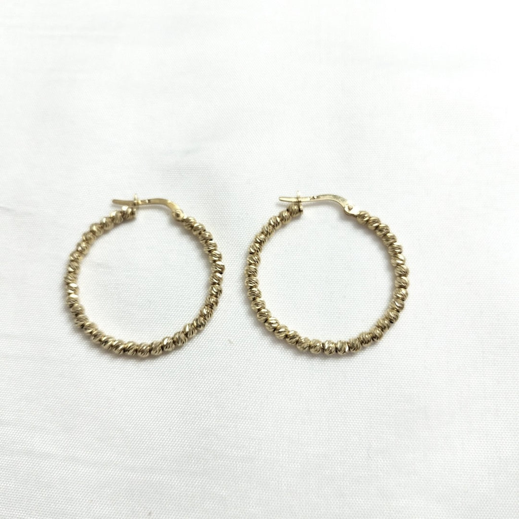 ARRACADAS PAR ORO 14 K 3.7 GRMS (SEMINUEVO)