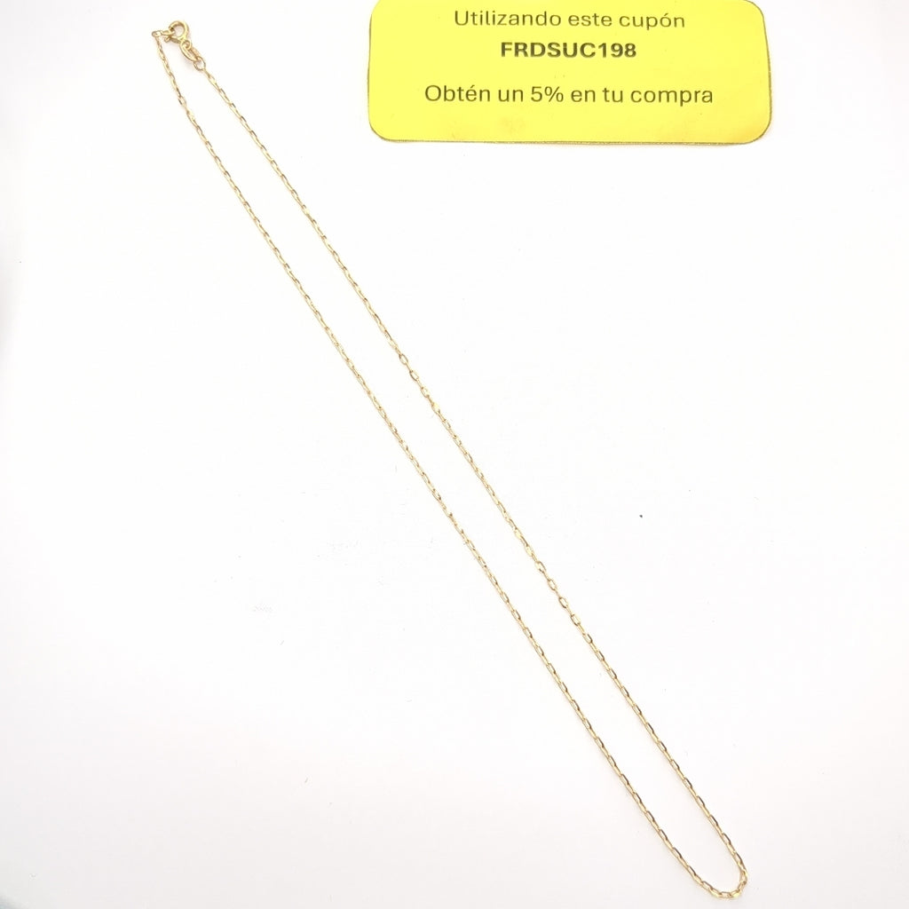 CADENA ORO 14 K 1.7 GRMS (SEMINUEVO)
