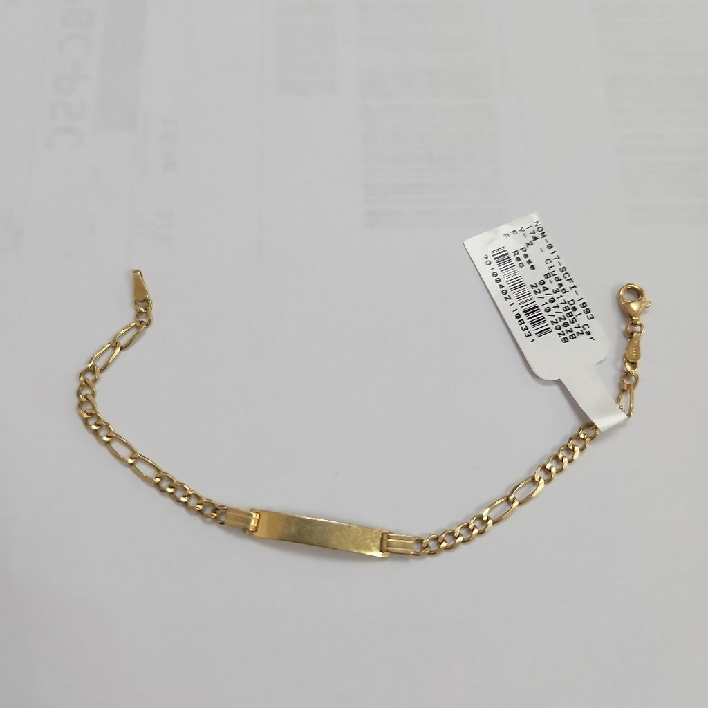 ESCLAVA ORO 14 K 3.1 GRMS (SEMINUEVO)
