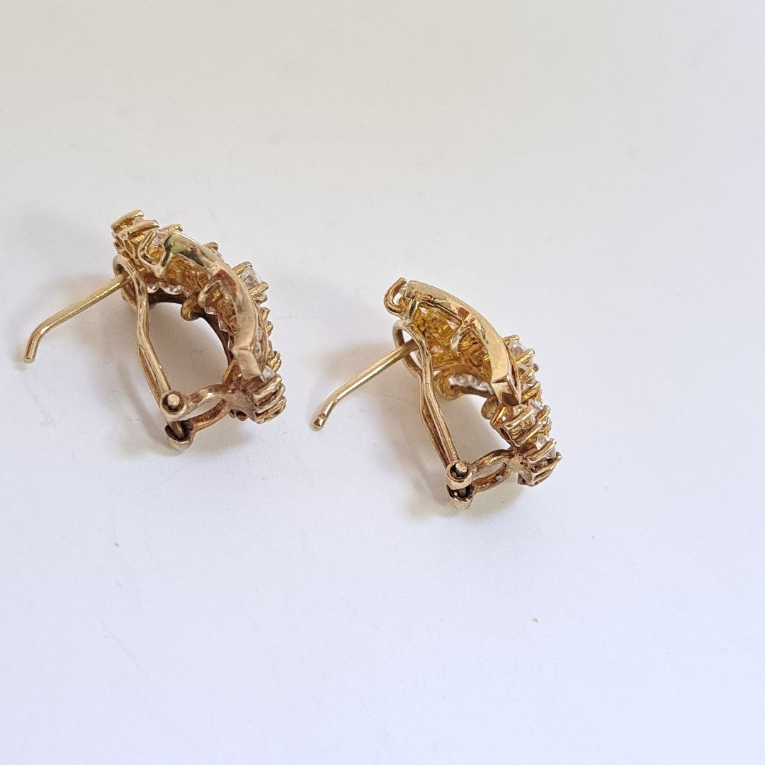 ARETES PAR ORO 8 K 6,00 GRMS (SEMINUEVO)