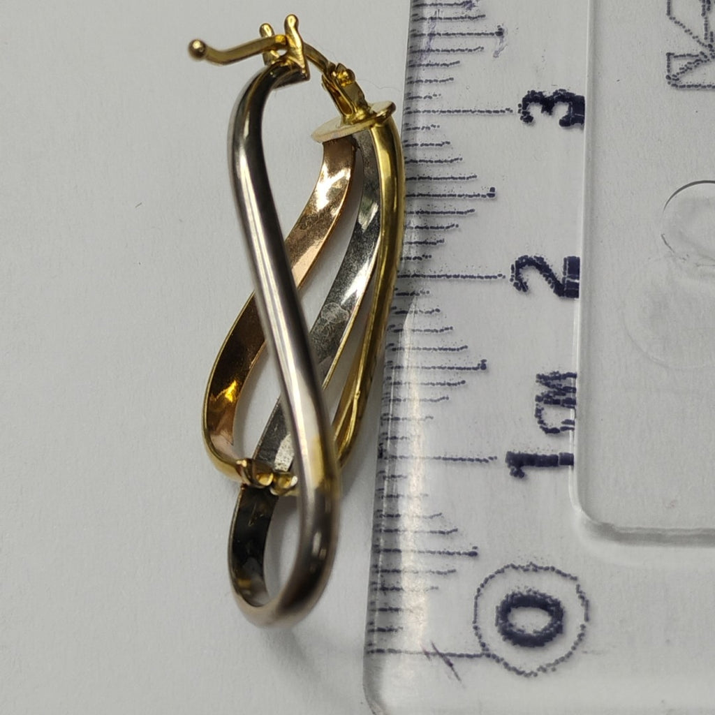 ARETES PAR ORO 10 K 2,10 GRMS (SEMINUEVO)