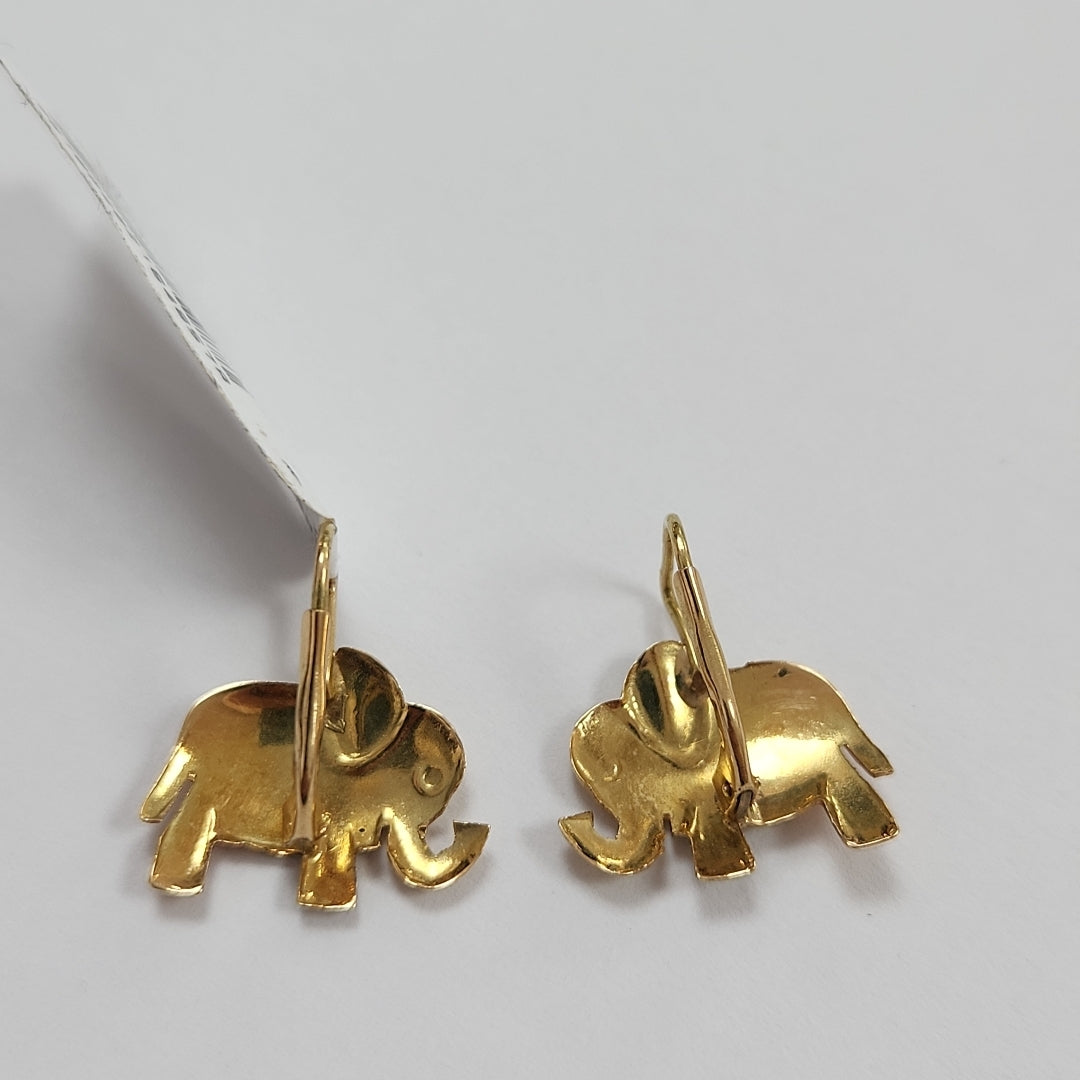 ARETES PAR ORO 14 K 2,20 GRMS (SEMINUEVO)
