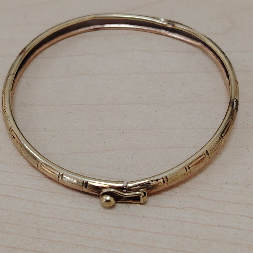 PULSERA RIGIDA ORO 14 K 4.3 GRMS (SEMINUEVO)