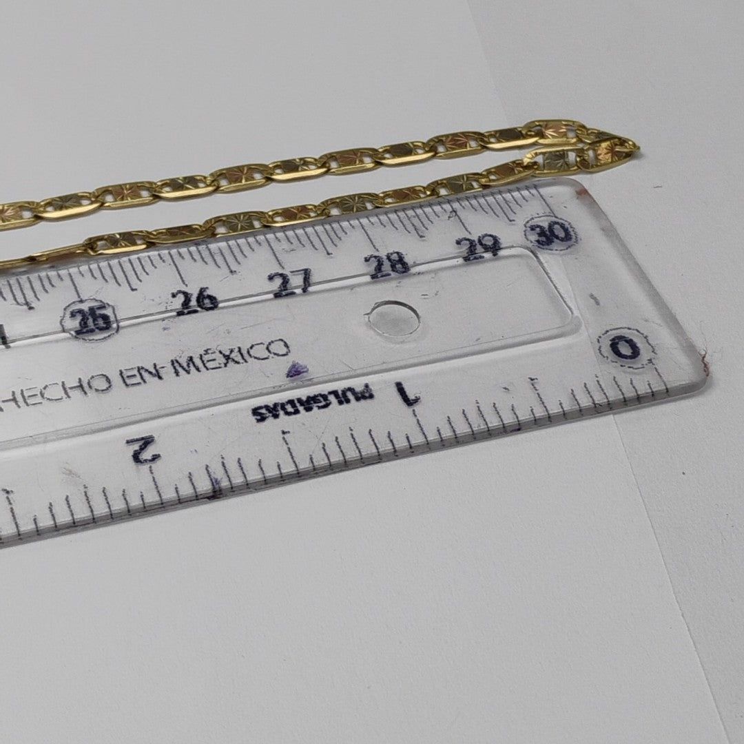 CADENA ORO COMBINADO 14 K 11.8 GRMS (SEMINUEVO)