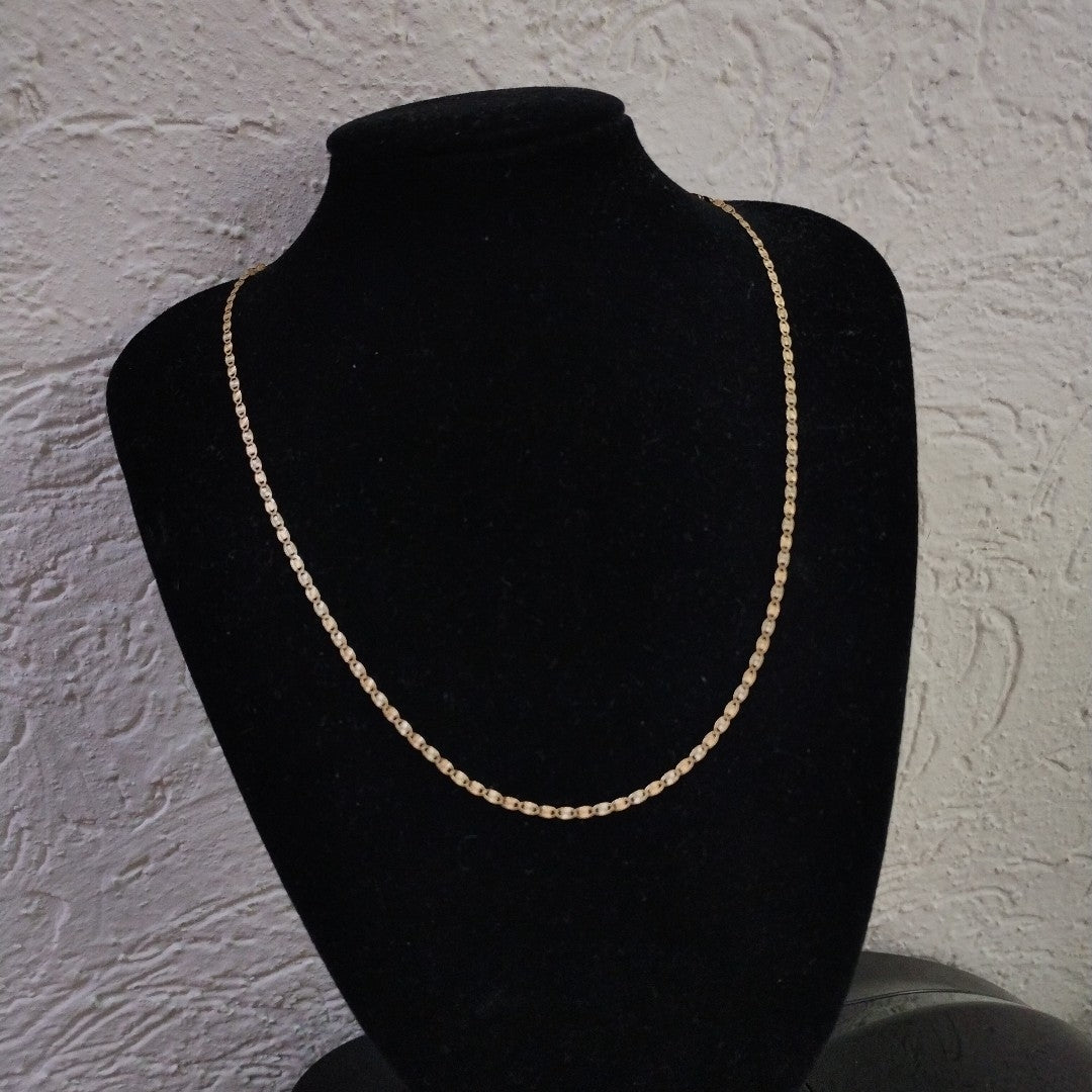 CADENA ORO COMBINADO 10 K 1.3 GRMS (SEMINUEVO)