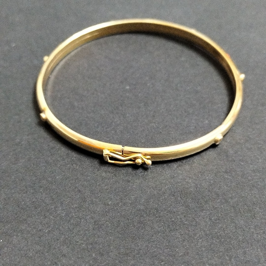 PULSERA RIGIDA ORO 14 K 4,30 GRMS (SEMINUEVO)