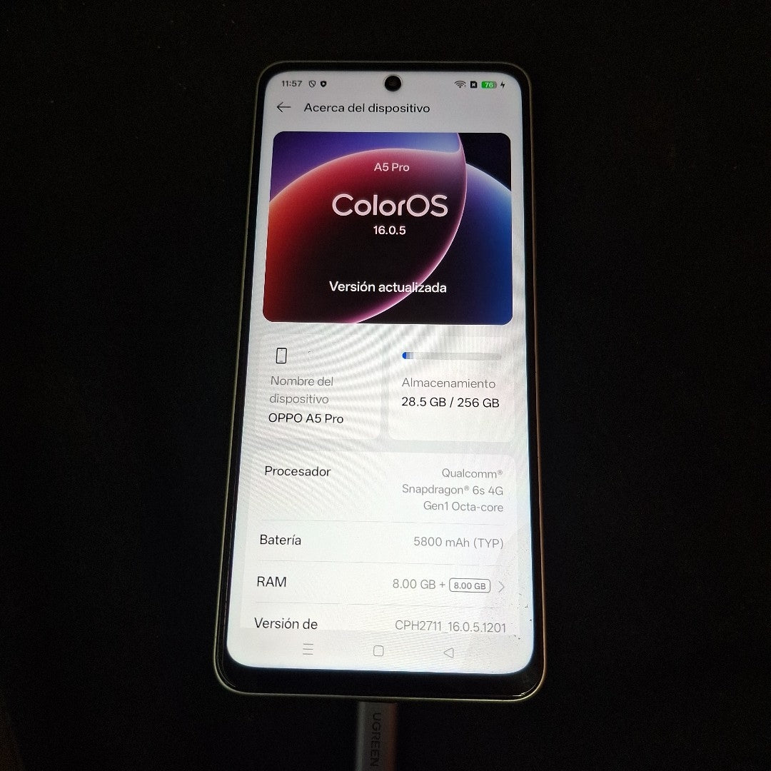 CELULAR OPPO A5 PRO CPH2711 (2025) 256 GB 8 GB RAM