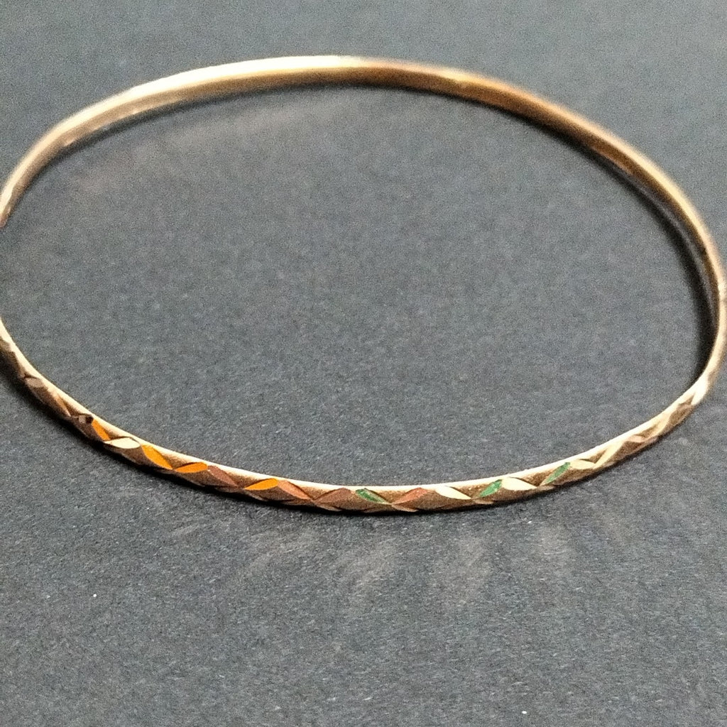 PULSERA RIGIDA ORO 10 K 3.9 GRMS (SEMINUEVO)