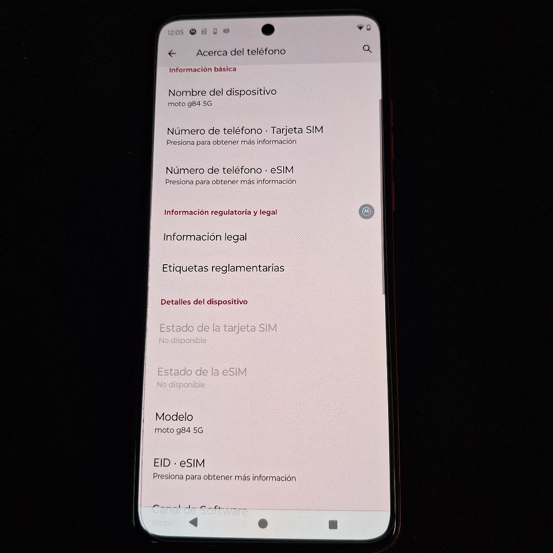 CELULAR MOTOROLA MOTO G84 XT2347-1 (2023) 256 GB 8 GB RAM