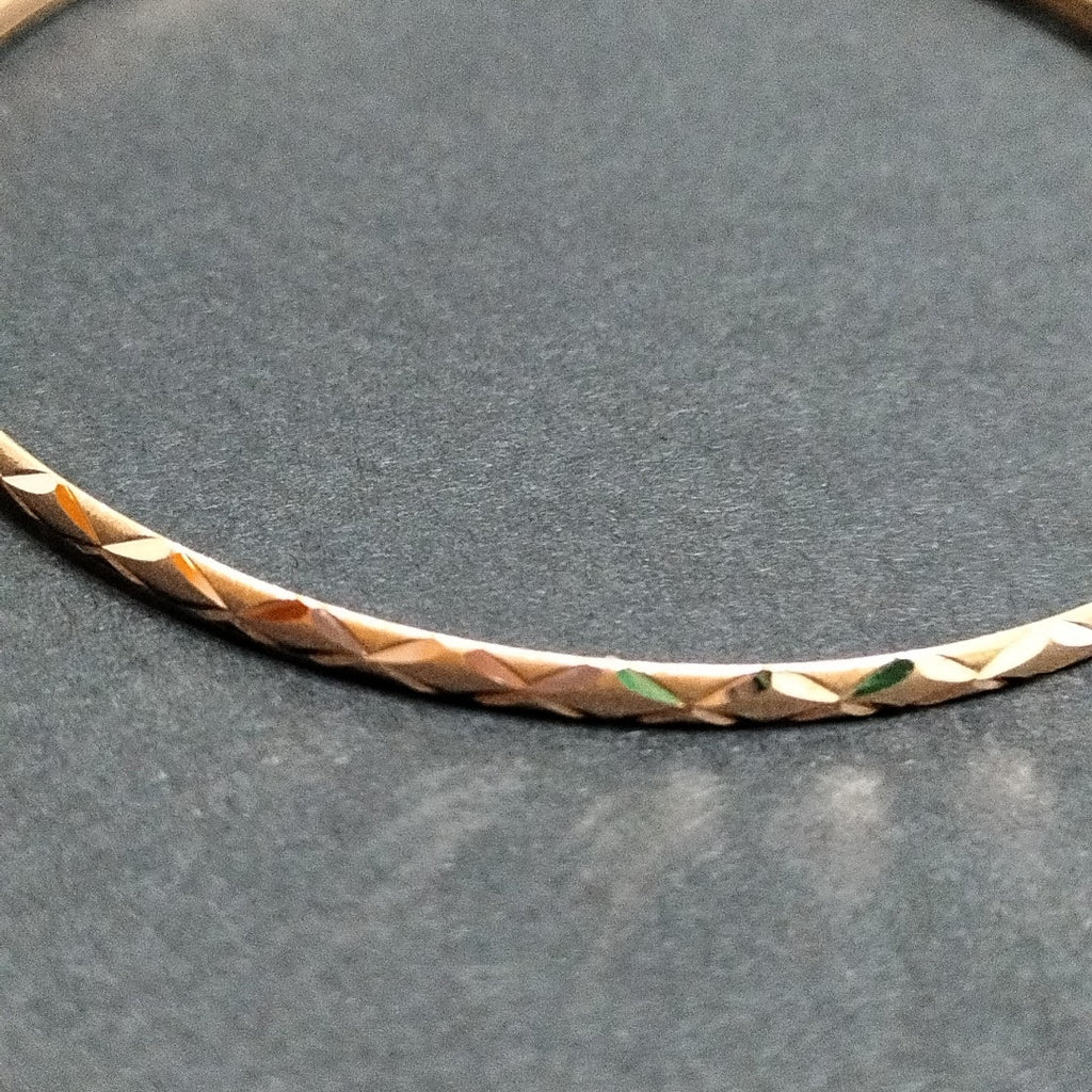 PULSERA RIGIDA ORO 10 K 4 GRMS (SEMINUEVO)