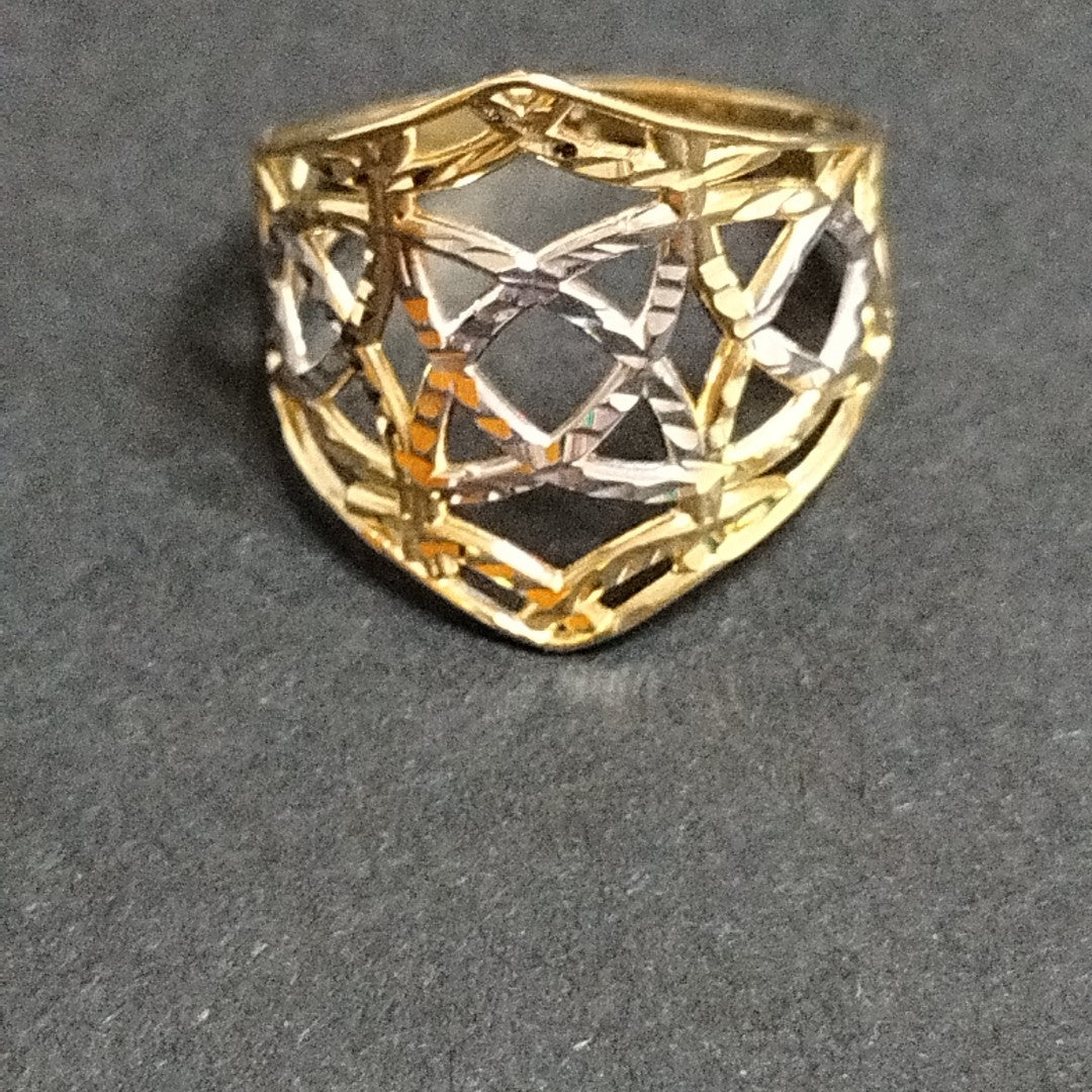 ANILLOS CON ESTRELLA CELTA 14K TALLA 7.5 2.3 GR (NUEVO)