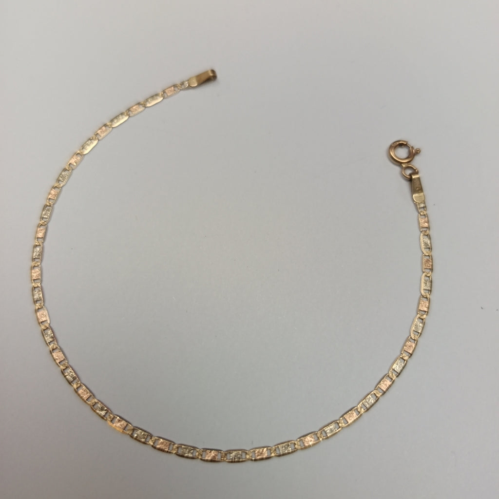 PULSERA ORO COMBINADO 14 K 1,20 GRMS (SEMINUEVO)