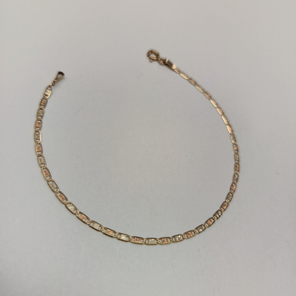 PULSERA ORO COMBINADO 14 K 1,10 GRMS (SEMINUEVO)