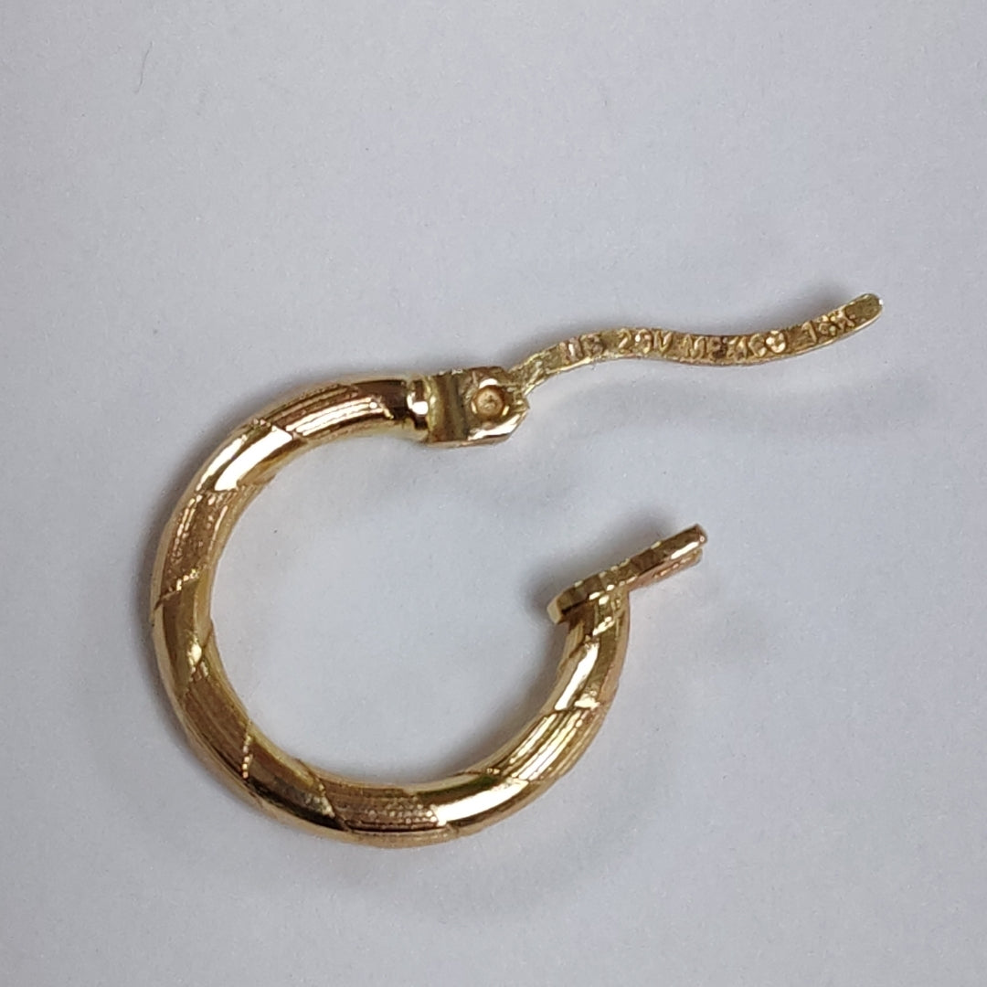 ARRACADAS PAR ORO 14 K 1.1 GRMS (SEMINUEVO)