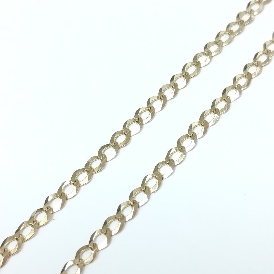 PULSERA BARBADA 14K 18 CM 1.9 GR (NUEVO)