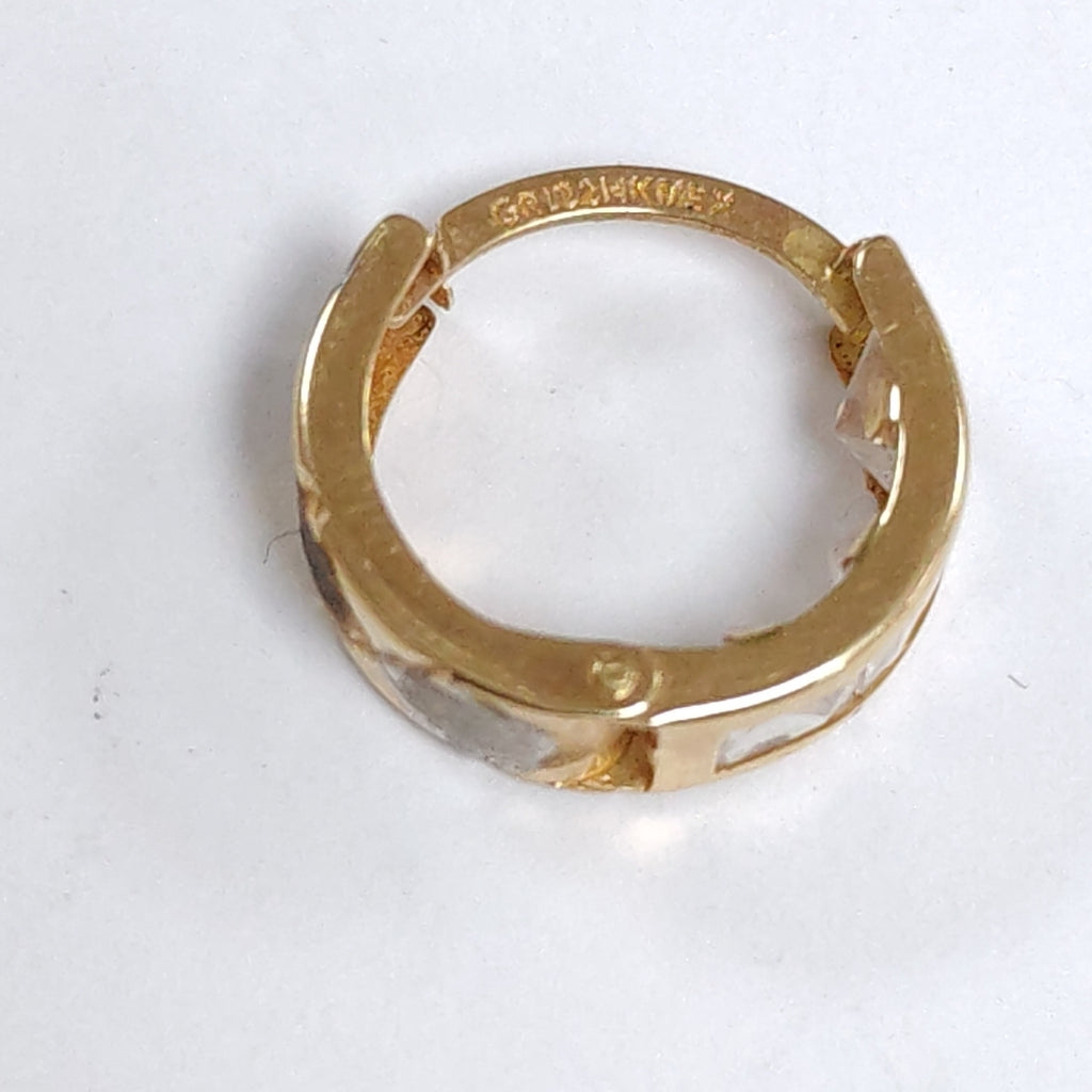 ARRACADAS PAR ORO 14 K 1.6 GRMS (SEMINUEVO)