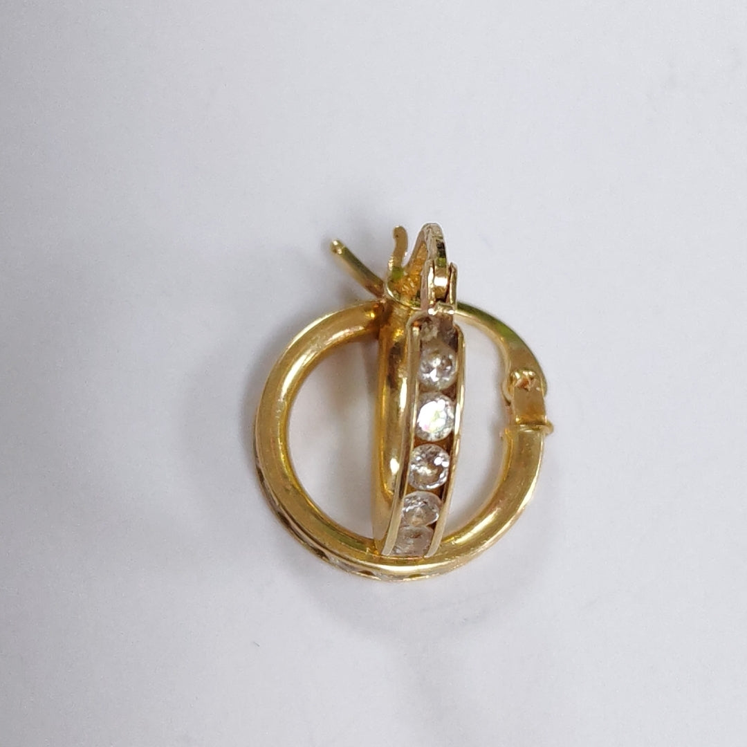 ARRACADAS PAR ORO 14 K 1,60 GRMS (SEMINUEVO)