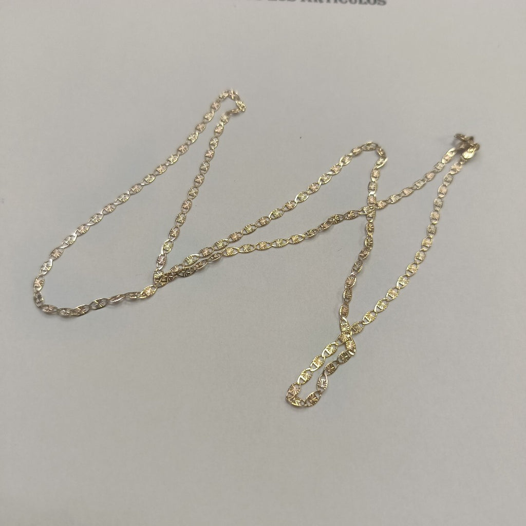 CADENA ORO COMBINADO 10 K 2.7 GRMS (SEMINUEVO)