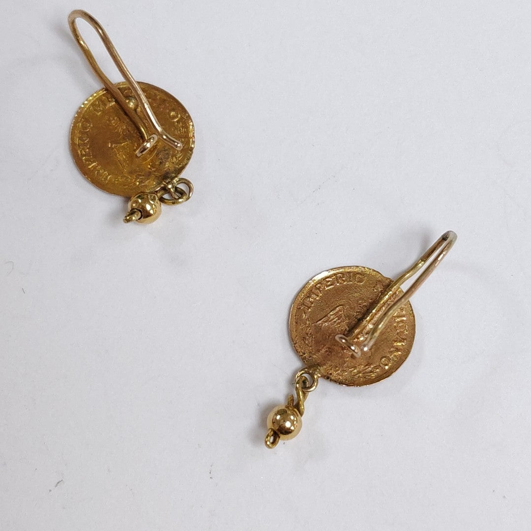 K1 0,90 GRMS 8 K IDENTIFICACIÓN ARETES PAR MATERIALES ORO ESPECIFICACIONES (SEMINUEVO)