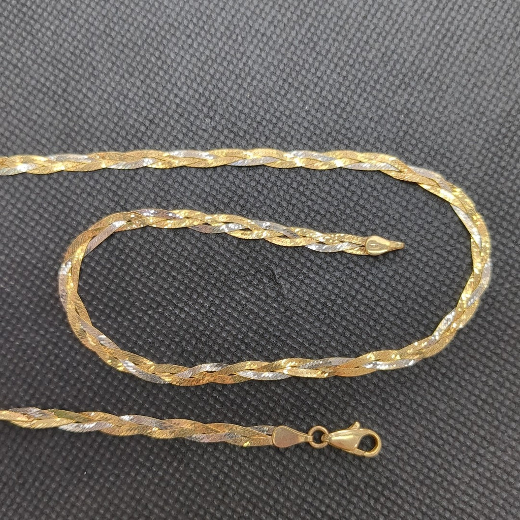 CADENA ORO COMBINADO 10 K 6.2 GRMS (SEMINUEVO)