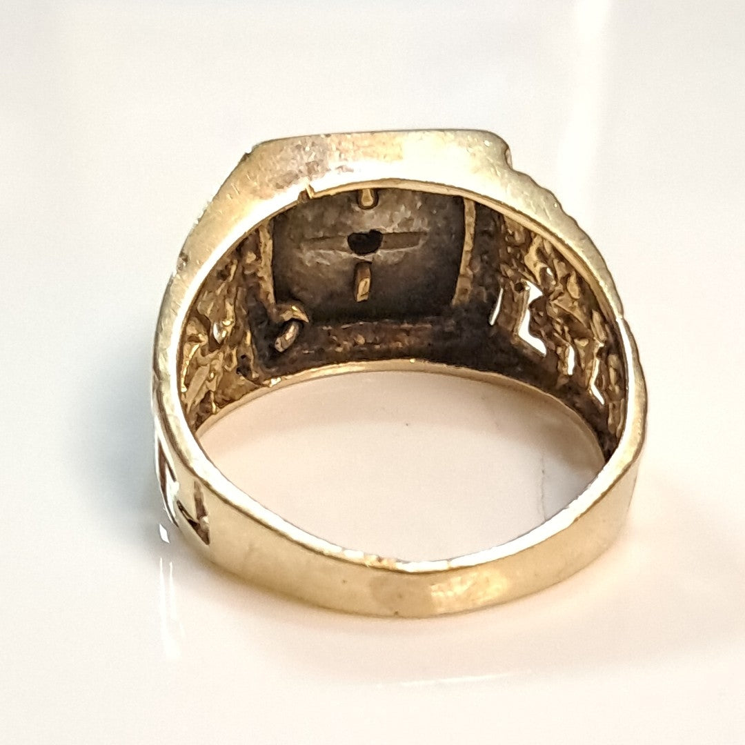 ANILLO ORO 14 K 5.3 GRMS (SEMINUEVO)