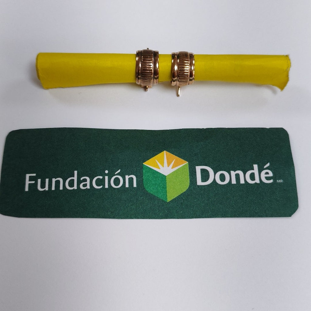 ARRACADAS PAR ORO 10 K 1.2 GRMS (SEMINUEVO)