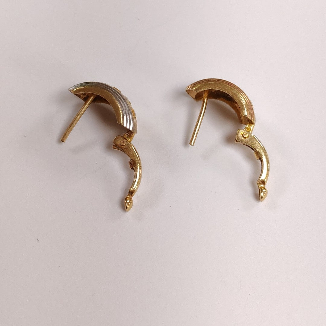 ARETES PAR ORO 10 K 2.3 GRMS (SEMINUEVO)