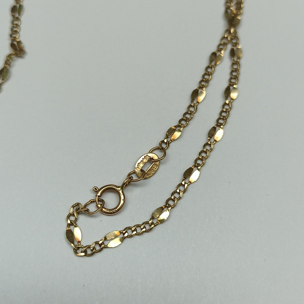 CADENA, DIJE ORO 14 K 3.3 GRMS (SEMINUEVO)