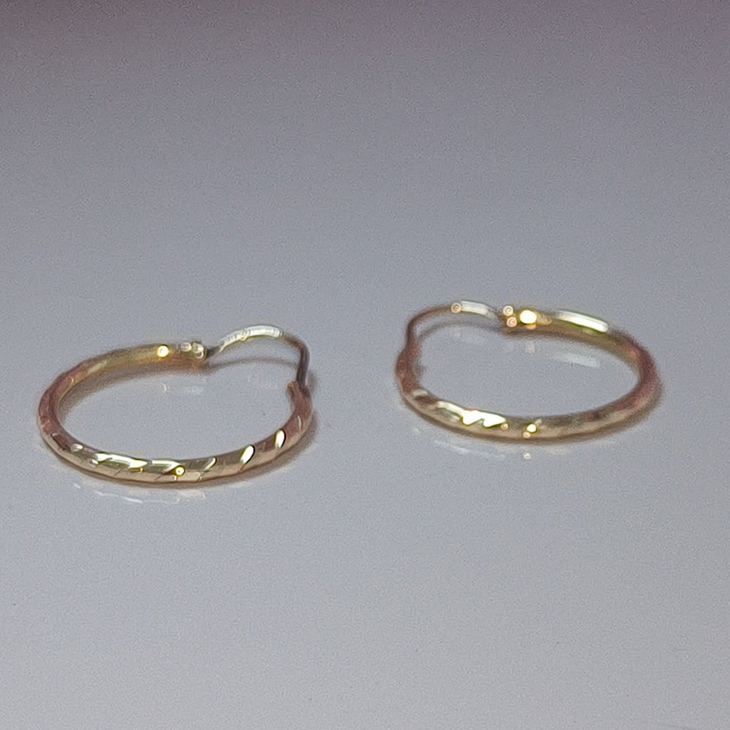 ARRACADAS PAR ORO 14 K 1,40 GRMS (SEMINUEVO)