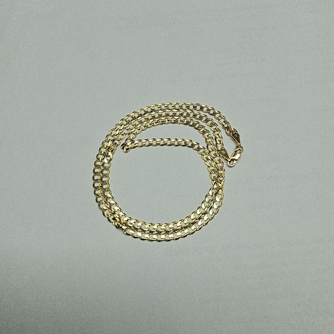 CADENA BARBADA 14K 55 CM 12.6 GR (NUEVO)