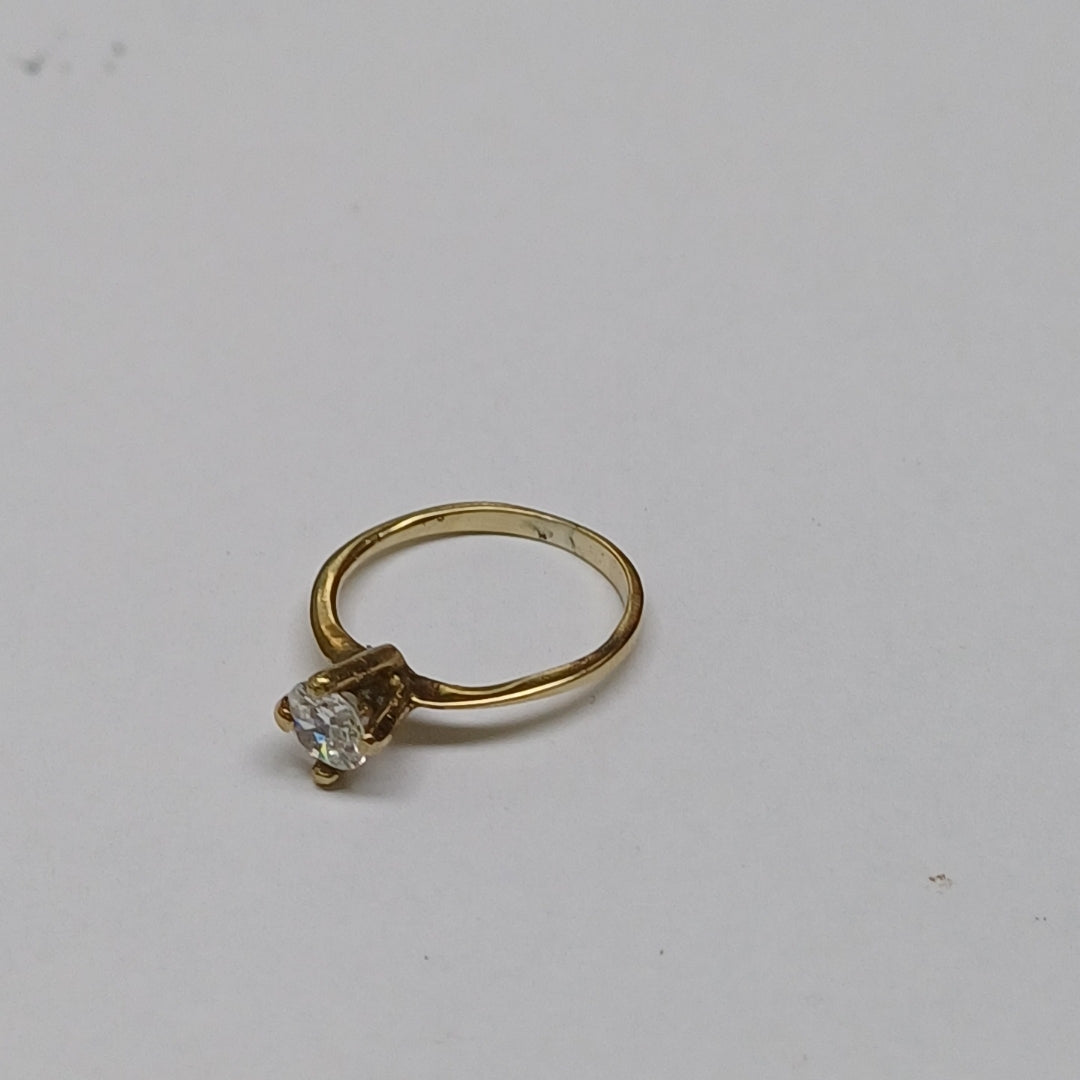 ANILLO ORO 14 K 1.3 GRMS (SEMINUEVO)