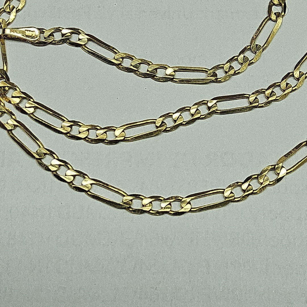 CADENA 3X1 14K 55 CM 7.1 GR (NUEVO)