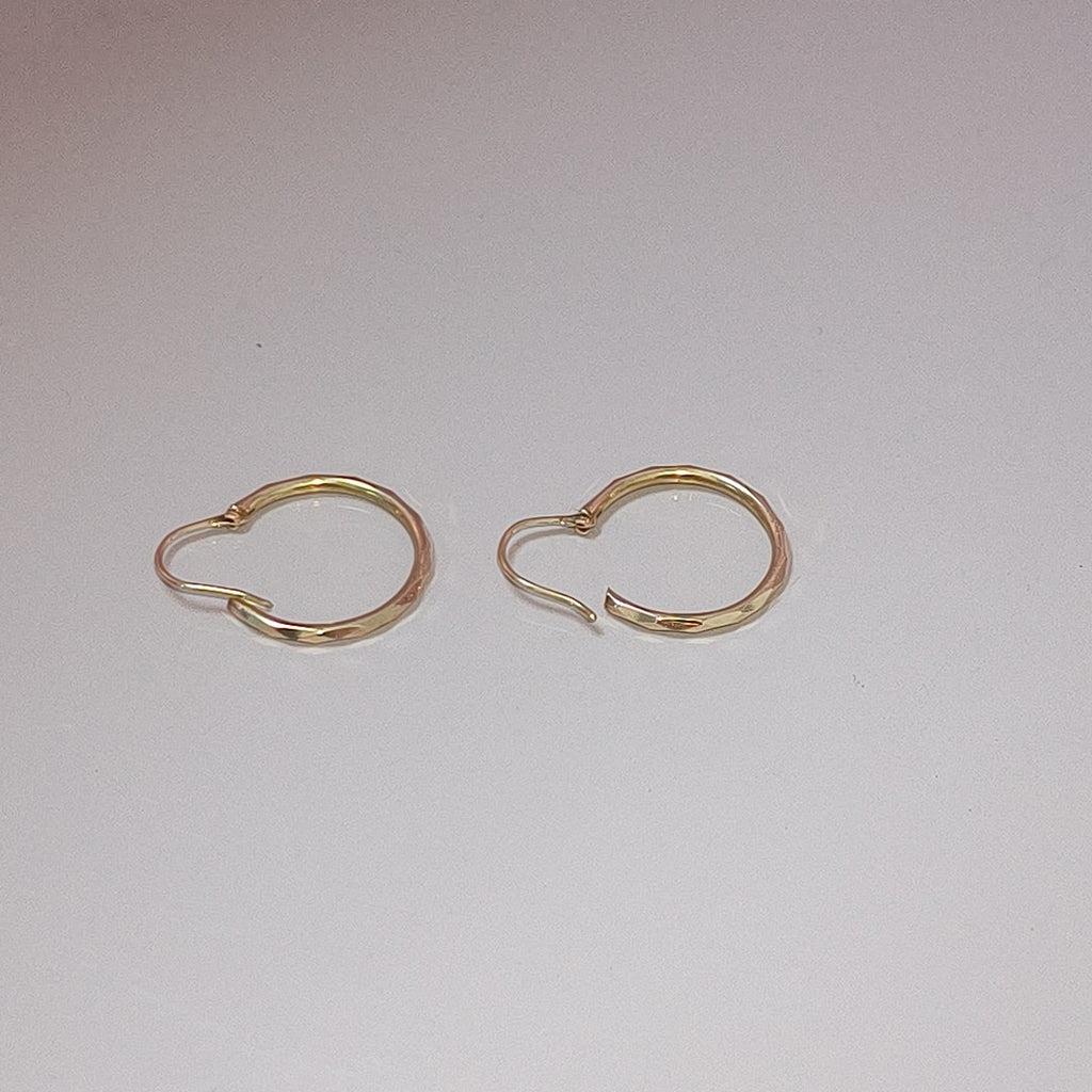ARRACADAS PAR ORO 14 K 1,50 GRMS (SEMINUEVO)