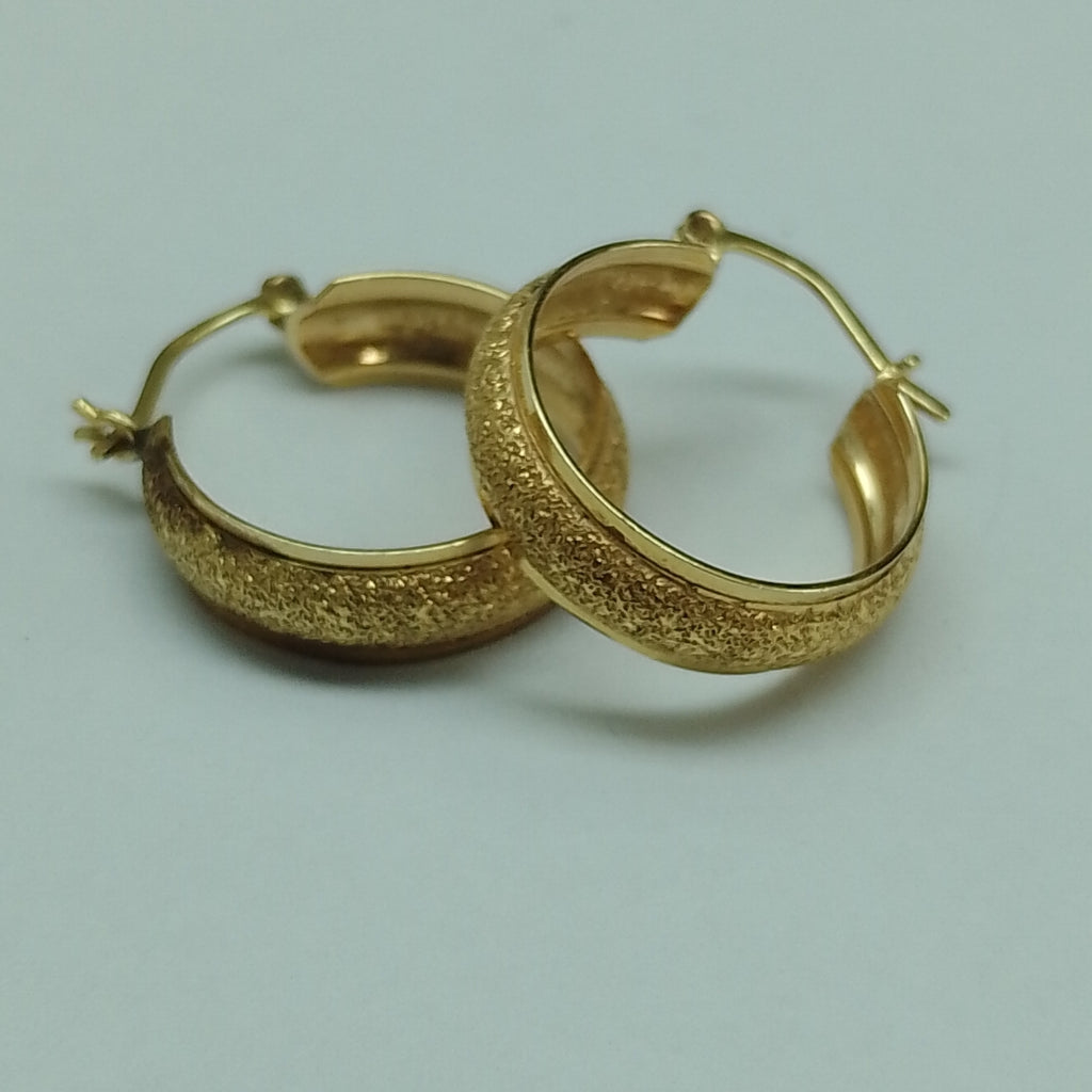 ARRACADAS PAR ORO 14 K 3,80 GRMS (SEMINUEVO)
