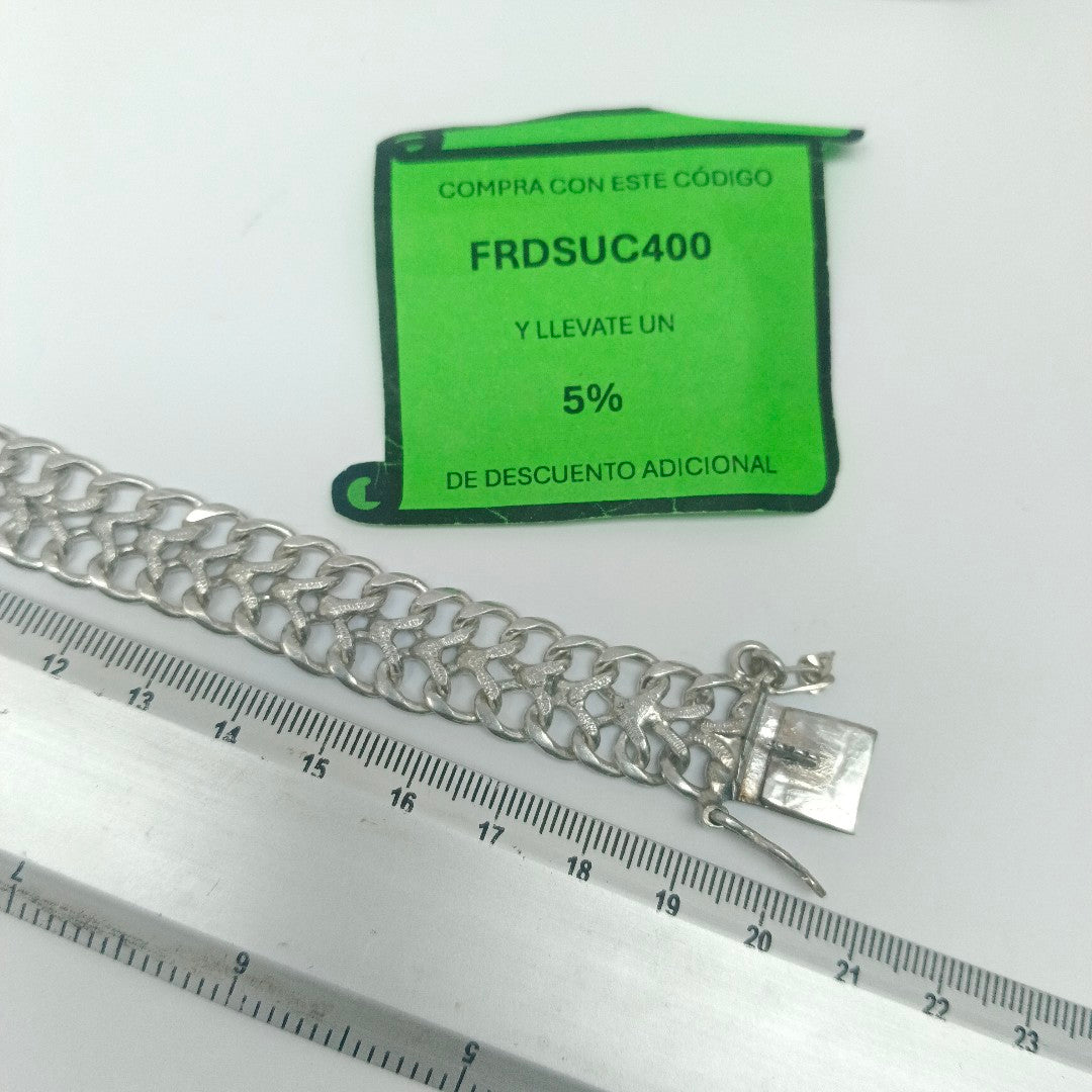 PULSERA PLATA 38.8 GRMS (SEMINUEVO)